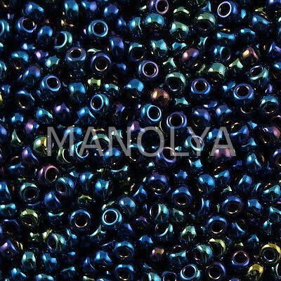 11-9452 MIYUKI SEEDBEADS METALLIC DARK BLUE IRIS
