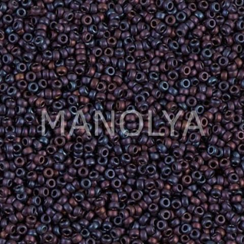 11-92005 MIYUKI SEEDBEADS METALLIC DARK RASPBERRY IRIS