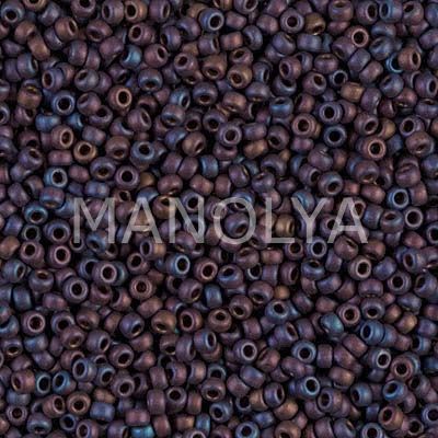 11-92005 MIYUKI SEEDBEADS METALLIC DARK RASPBERRY IRIS