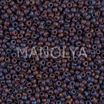 11-92005 MIYUKI SEEDBEADS METALLIC DARK RASPBERRY IRIS