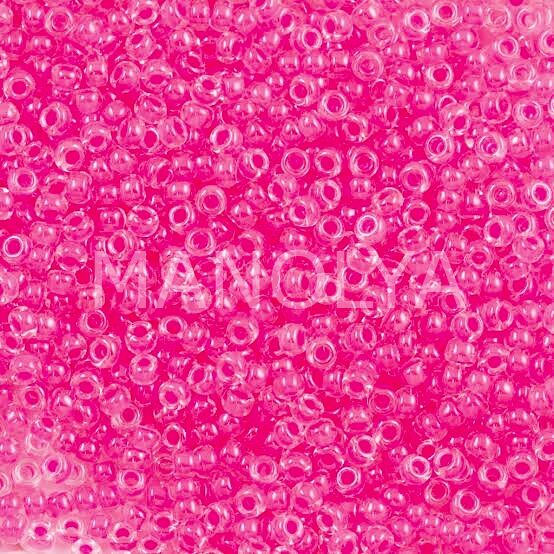 11-94301 MIYUKI SEEDBEADS LUMINOUS NEON HOT PINK