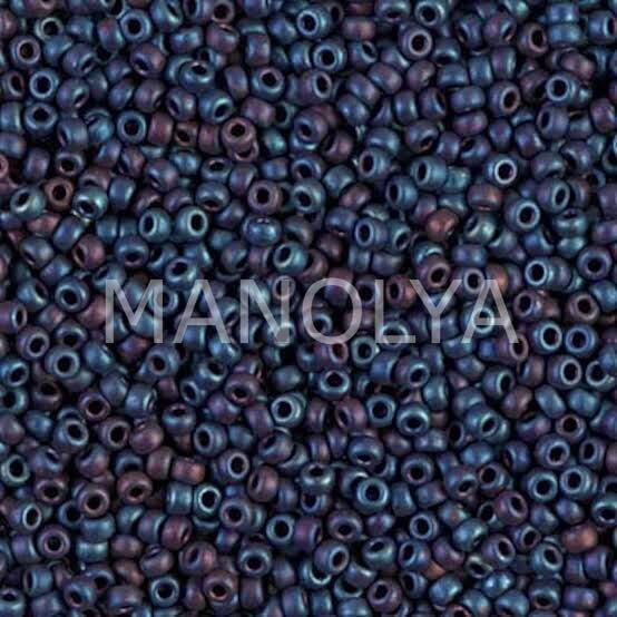 11-92018 MIYUKI SEEDBEADS MATTE METALLIC PURPLE IRIS