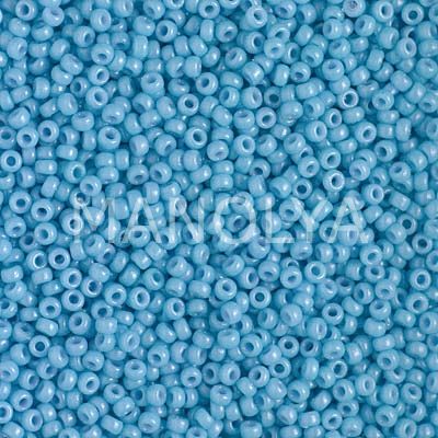 11-94478 MIYUKI SEEDBEADS OPAQUE DYED AQUA BLUE