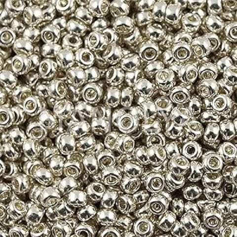11-94201 (181) MIYUKI SEEDBEADS GALVANIZED SILVER