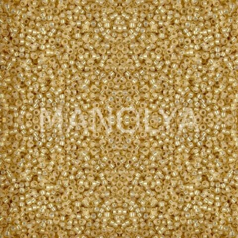 11-94235 MIYUKI SEEDBEADS SILVER LINED DYED LIGHT YELLOW