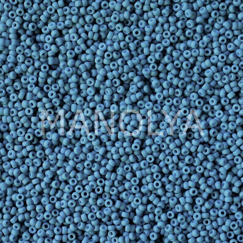 11-92051 MIYUKI SEEDBEADS SPECIAL DYED DARK TEAL BLUE
