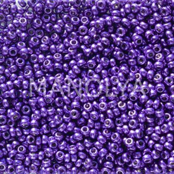 11-95109 MIYUKI SEEDBEADS DURACOAT GALVANIZED DARK LILAC