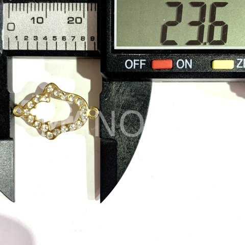 2,4cm. ZİRKONLU FATMA ANA ELİ BİLEKLİK APARATI