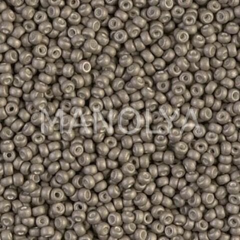11-92091 MIYUKI SEEDBEADS MATTE METALLIC SILVER