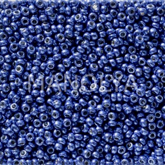11-95117 MIYUKI SEEDBEADS DURACOAT GALVANIZED MERMAID BLUE