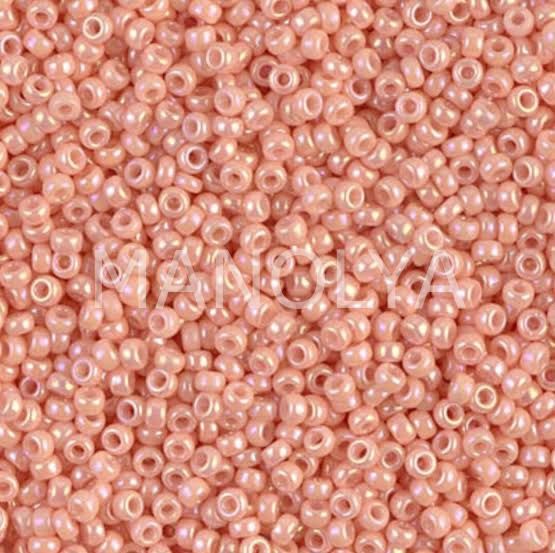 11-9596 MIYUKI SEEDBEADS SEMI-MATTE OPAQUE SALMON