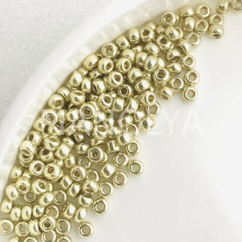 11-95102 MIYUKI SEEDBEADS DURACOAT GALVANIZED YELLOW
