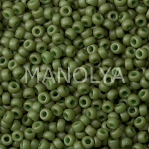 11-92049 MIYUKI SEEDBEADS SPECIAL DYED OLIVE GREEN