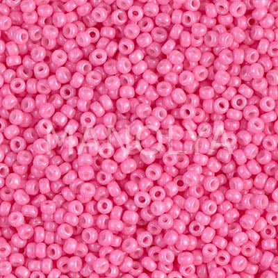11-91385 MIYUKI SEEDBEADS DYED OPAQUE PINK