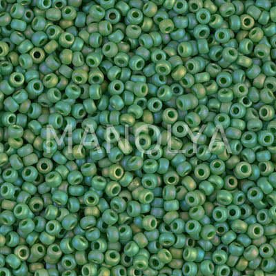 11-9411FR MIYUKI SEEDBEADS MATTE OPAQUE GREEN AB