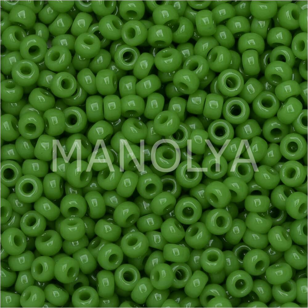 11-9411 MIYUKI SEEDBEADS OPAQUE JADE GREEN