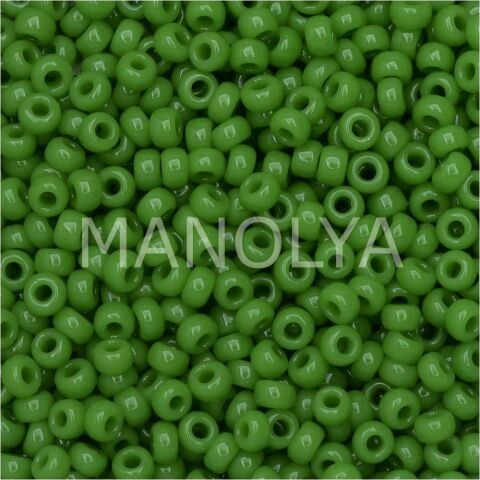 11-9411 MIYUKI SEEDBEADS OPAQUE JADE GREEN