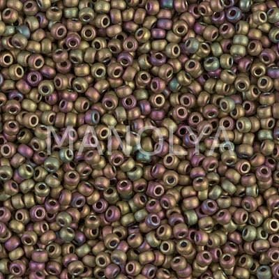 11-92035 MIYUKI SEEDBEADS MATTE METALLIC KHAKI IRIS