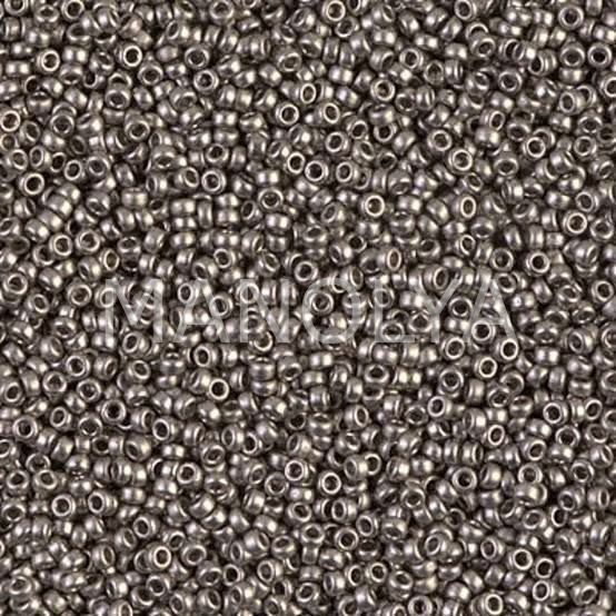 11-9190F MIYUKI SEEDBEADS MATTE NICKEL PLATED