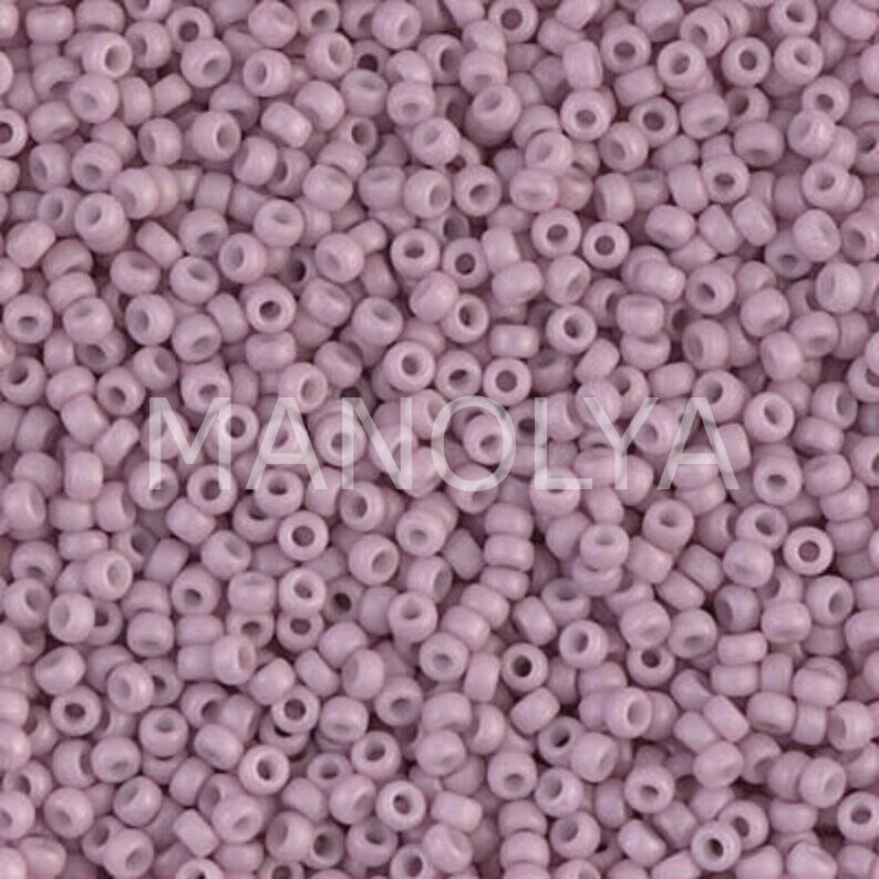 11-92024 MIYUKI SEEDBEADS MATTE OPAQUE LIGHT ROSE