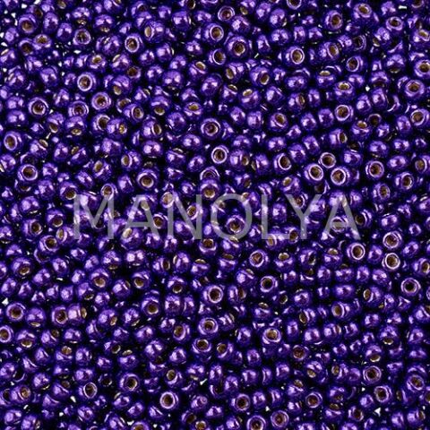 11-95110 MIYUKI SEEDBEADS DURACOAT GALVANIZED LILAC NIGHT