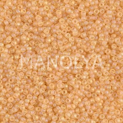 11-9132FR MIYUKI SEEDBEADS MATTE TRANSPARENT LT TOPAZ AB
