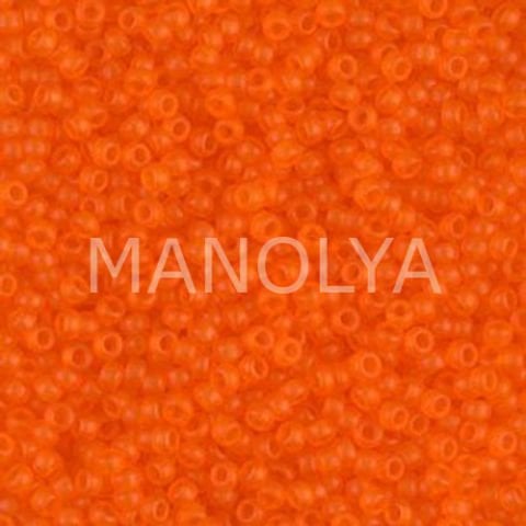 11-9138F MIYUKI SEEDBEADS MATTE TRANSPARENT ORANGE