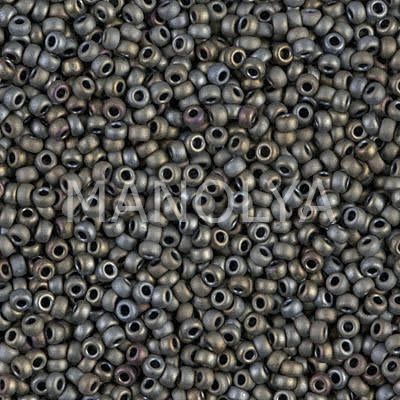 11-92012 MIYUKI SEEDBEADS MATTE METALLIC TAWNY GRAY