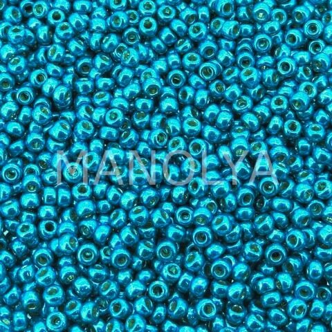 11-95113 MIYUKI SEEDBEADS DURACOAT GALVANIZED CAPRI BLUE