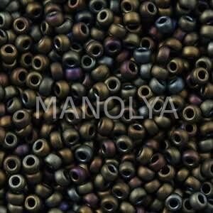 11-92013 MIYUKI SEEDBEADS MATTE METALLIC DARK OLIVE IRIS