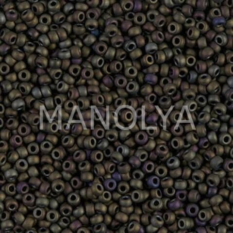 11-92013 MIYUKI SEEDBEADS MATTE METALLIC DARK OLIVE IRIS