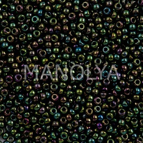 11-9453 MIYUKI SEEDBEADS MATTE METALLIC DARK OLIVE IRIS