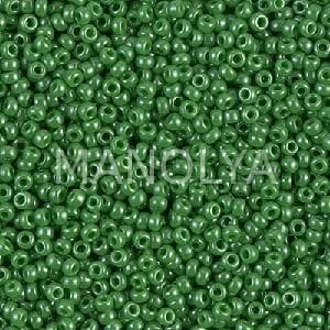 11-9431 MIYUKI SEEDBEADS OPAQUE JADE GREEN LUSTER