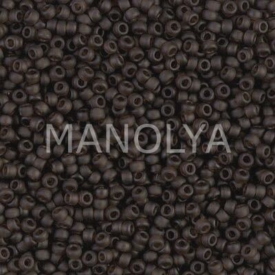 11-9135F MIYUKI SEEDBEADS MATTE TRANSPARENT BROWN