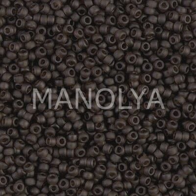 11-9135F MIYUKI SEEDBEADS MATTE TRANSPARENT BROWN