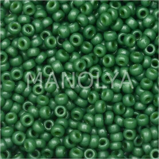 11-92048 MIYUKI SEEDBEADS SPECIAL DYED HUNTER GREEN