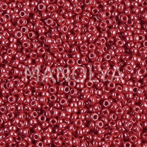 11-9426 MIYUKI SEEDBEADS OPAQUE RED LUSTER