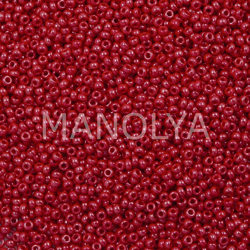 11-9426 MIYUKI SEEDBEADS OPAQUE RED LUSTER