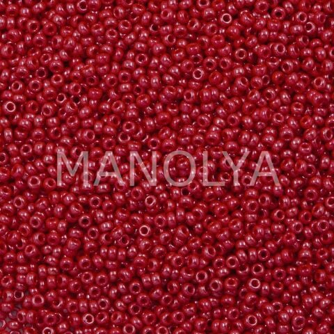 11-9426 MIYUKI SEEDBEADS OPAQUE RED LUSTER