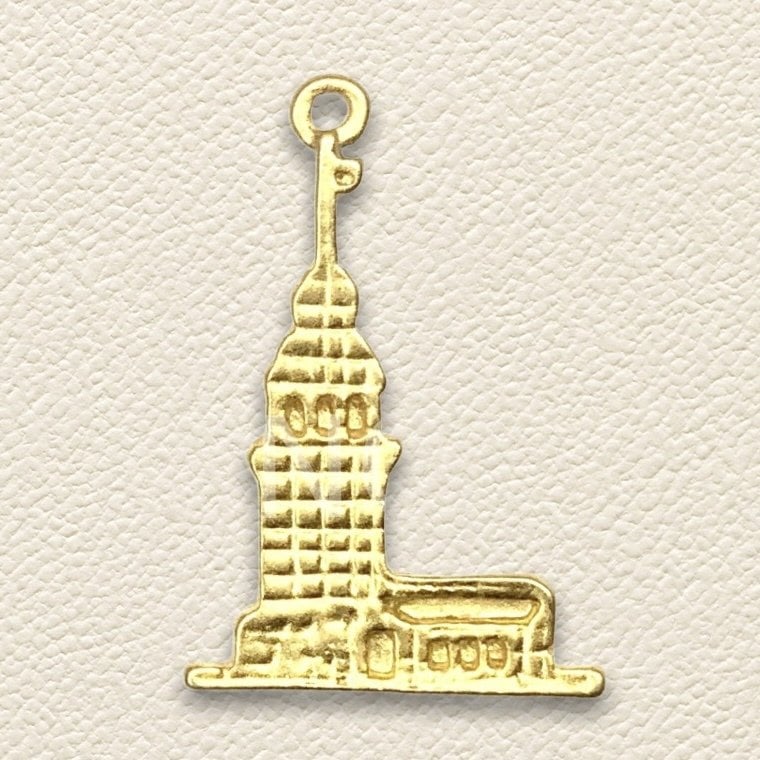 3cm. KIZ KULESİ KOLYE UCU