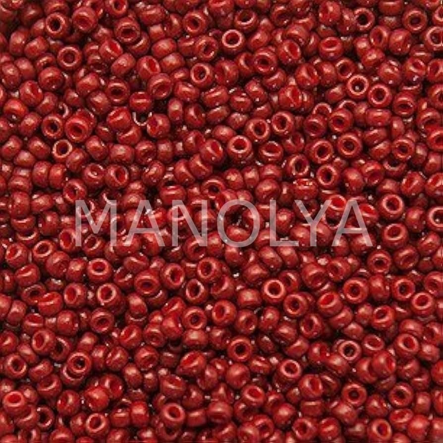 11-94469 MIYUKI SEEDBEADS OPAQUE DURACOAT LIGHT MAROON
