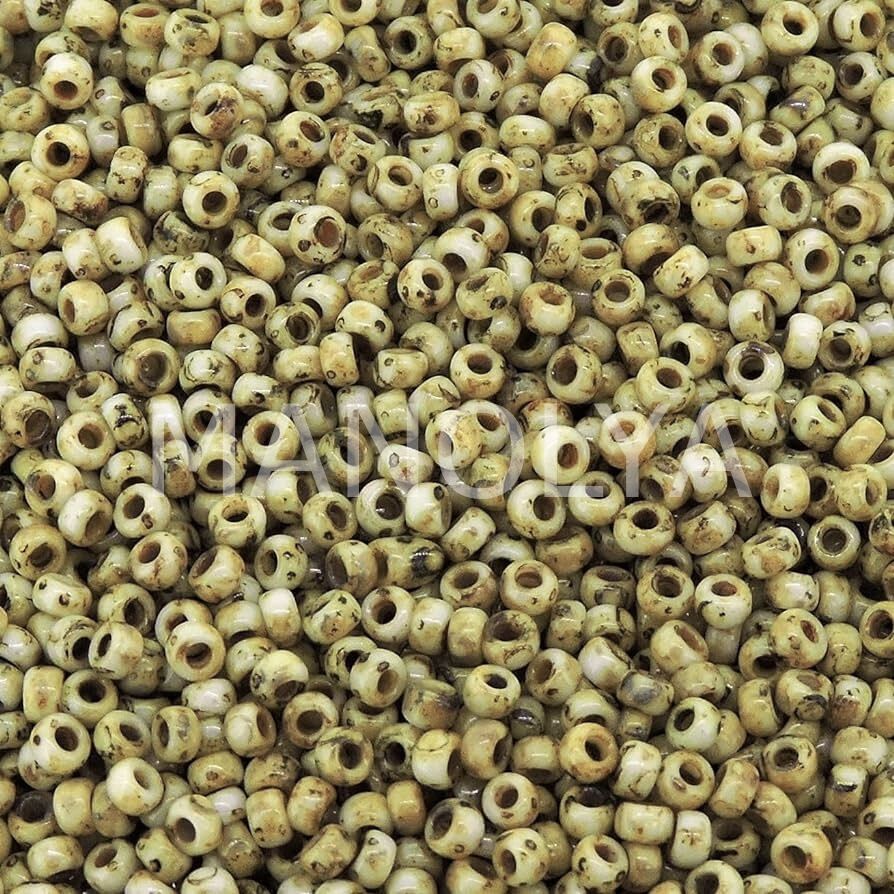 11-94512 MIYUKI SEEDBEADS PICASSO CANARY YELLOW MATTE 