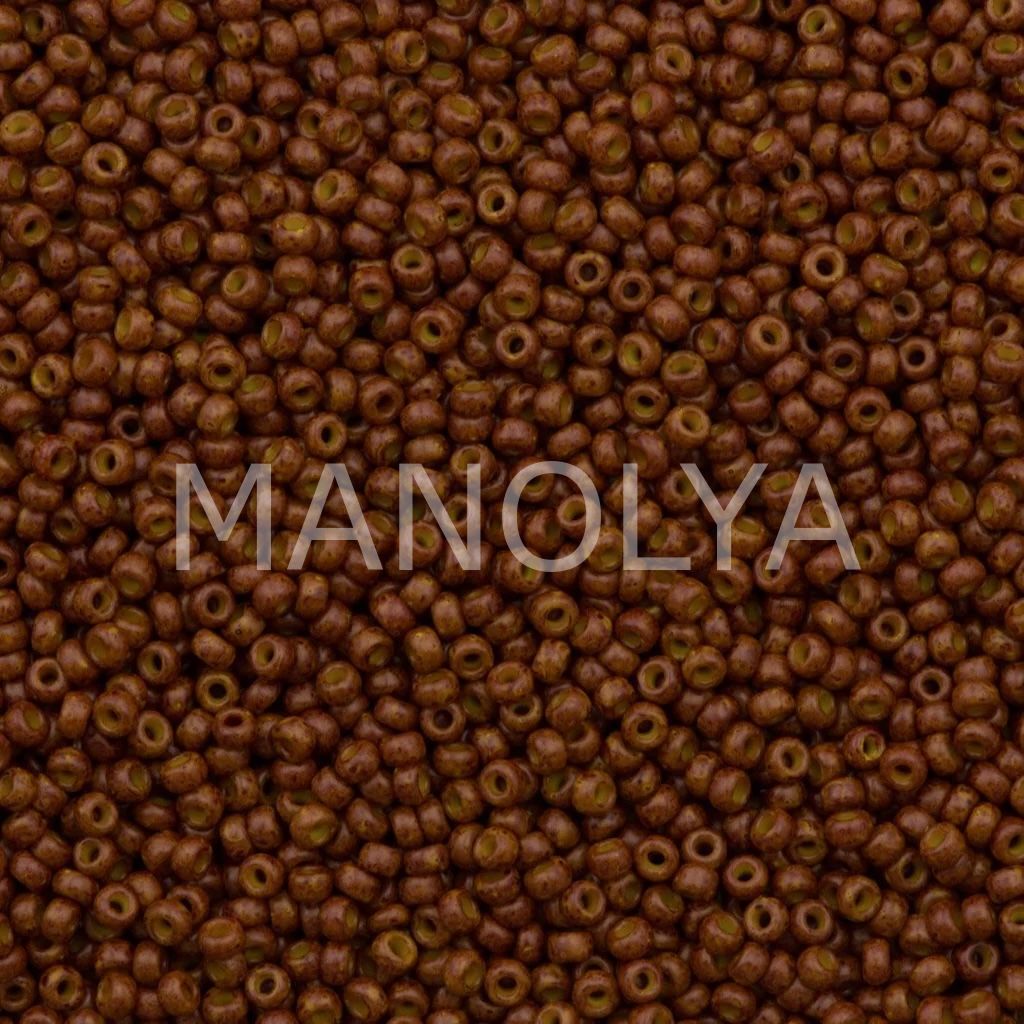 11-92044 MIYUKI SEEDBEADS SPECIAL DYED REDDISH BROWN