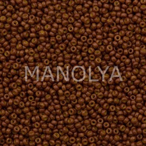11-92044 MIYUKI SEEDBEADS SPECIAL DYED REDDISH BROWN