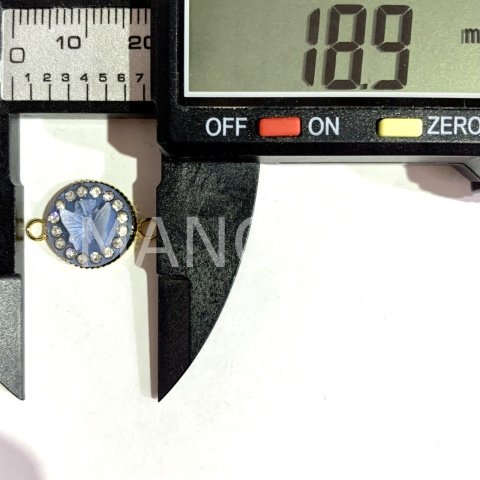 2cm. ZİRKONLU CAM KELEBEK