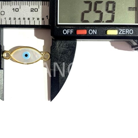 2,6cm. SEDEFLİ ÇERÇEVELİ GÖZ