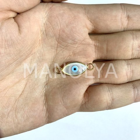 2,6cm. SEDEFLİ ÇERÇEVELİ GÖZ