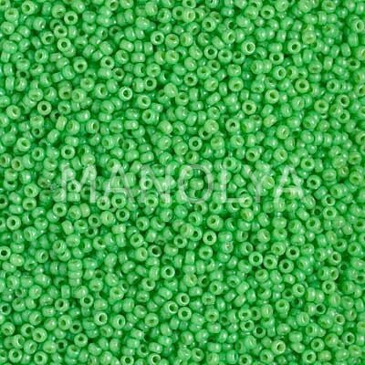 15-94476 MIYUKI SEEDBEADS DURACOAT DYED OPAQUE FIJI GREEN