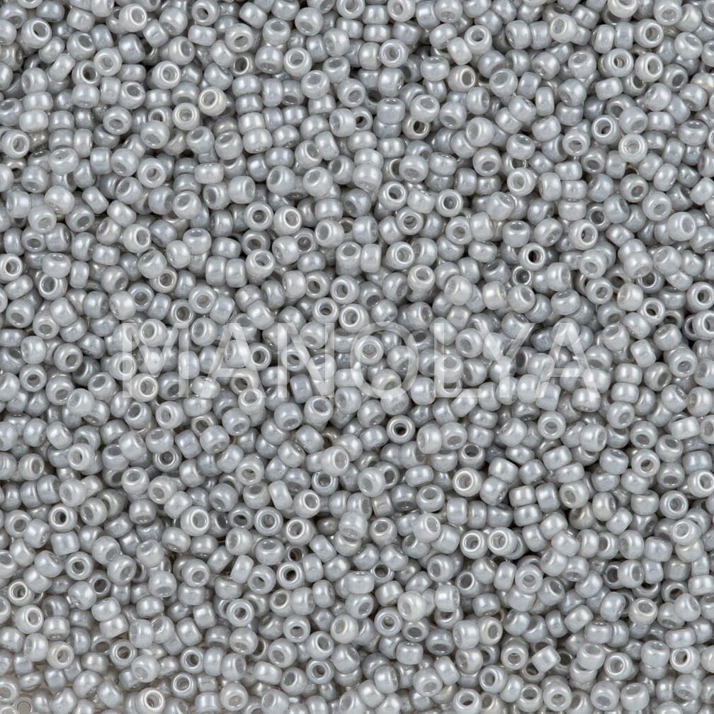 15-9526 MIYUKI SEEDBEADS GREY CEYLON