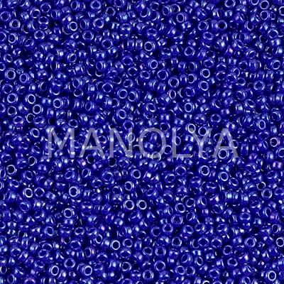 15-91945 MIYUKI SEEDBEADS OPAQUE COBALT LUSTER